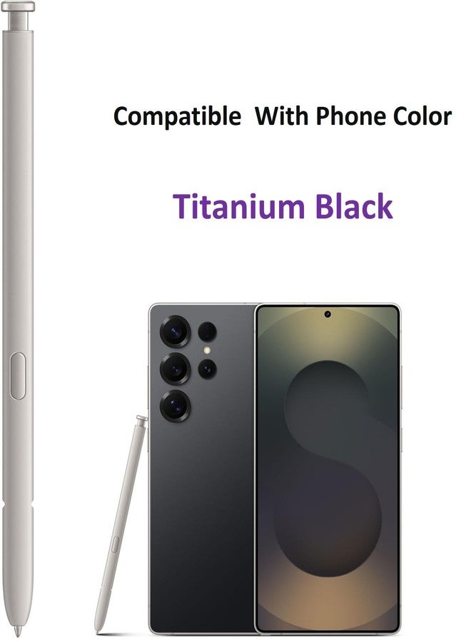 SLQ قلم بديل لجهاز سامسونج جالاكسي إس 25 ألترا، قلم إس بن إس 25 ألترا ستايلس [مستشعر ضغط 4096] مع 5 رؤوس/أطراف (أسود) - Image 2